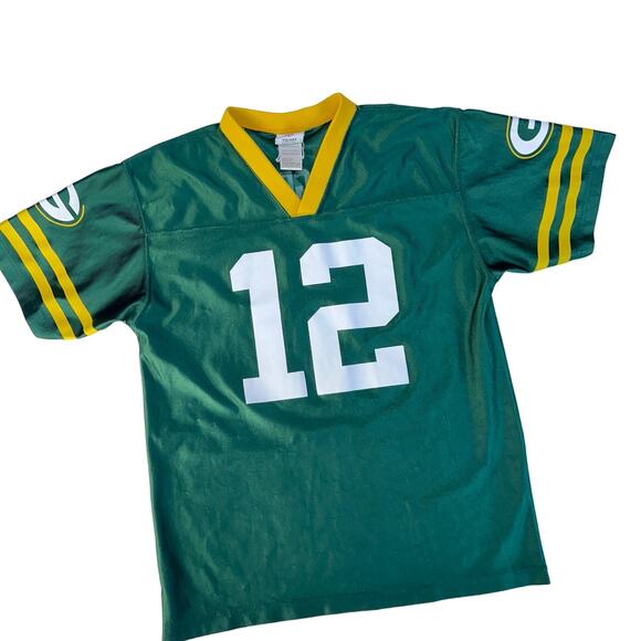 Green Bay Packers‎ Rodgers #12 Jersey NFL Team Apparel Players YOUTH XL 18-20 - Picture 1 of 16